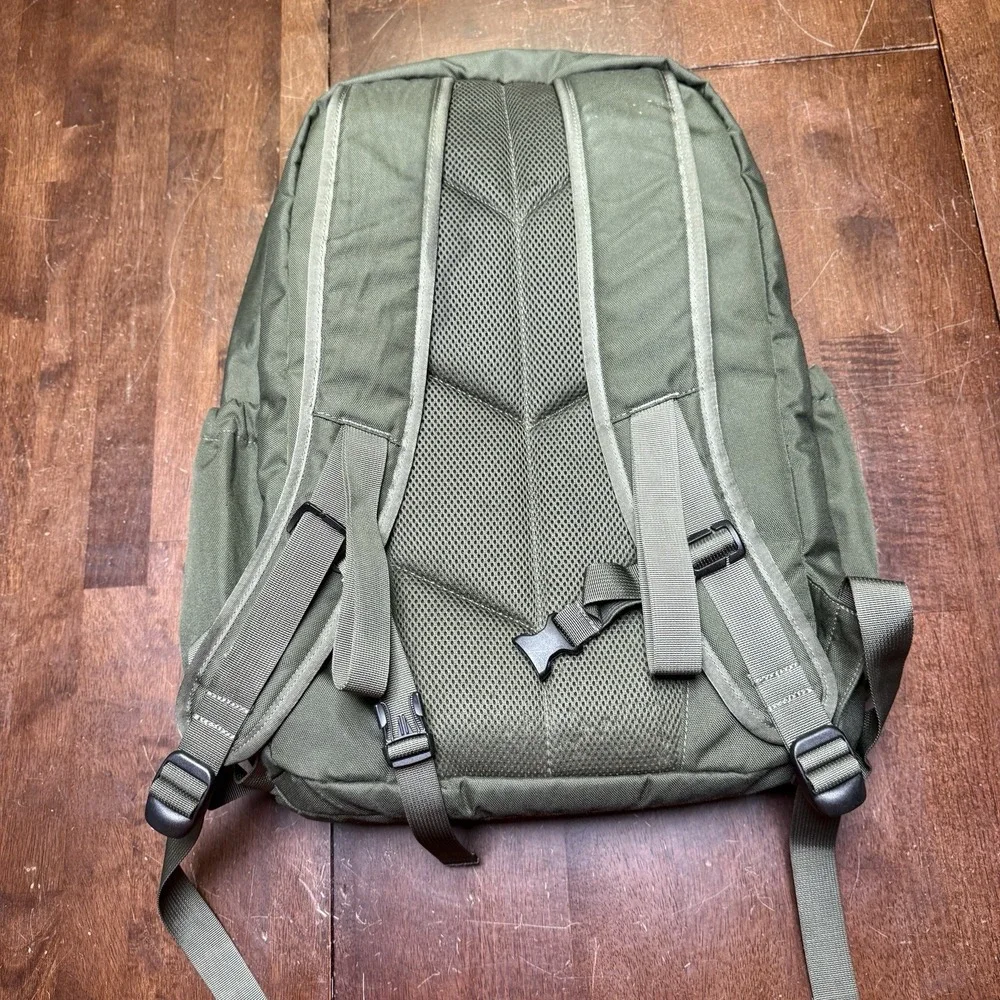 United By Blue 24L ARID Backpack Army Green‎ Upcycled Materials Hiking TSA